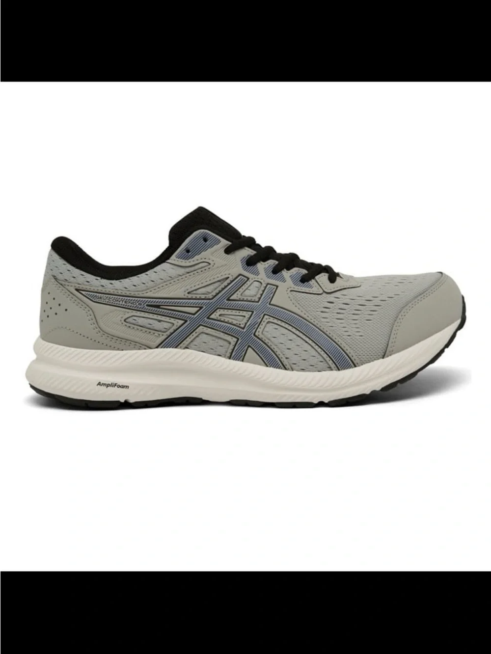 NWT asics men’s gel content 8 extra wide width running sneakers gray size 11.5 W